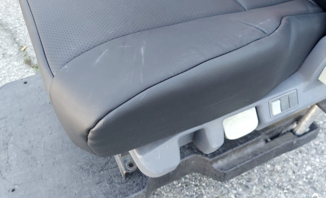 ALL BLACK LEATHER REPLACEMENT BOTTOM SEAT COVER FOR FREIGHTLINER CASCADIA